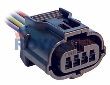 FICHA DE CONEXION ROYALTEK FICHA DE CONEXION ROYALTEK 4 (CUATRO) VIAS LINEA TOYOTA SENSORES VARIOS - VENTA EN PAQUETES DE 5 UNIDADES ---
